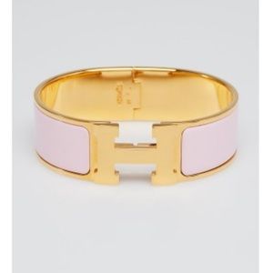 Hermés Blush Pink Clic Clac H Bracelet